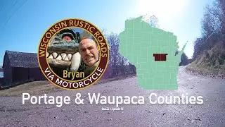 Wisconsin Rustic Roads by Motorcycle - S1E15 - Portage & Waupaca Counties, R17, R23, R24, R57