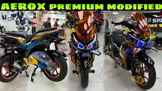 Aerox Modified India First | Aerox 155 Best Modifications | Aerox full Corbon kit 