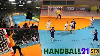 Realistic Handball Simulation - Handball 21 Gameplay Match | PC Steam 4K