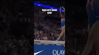 Suni Lees beam save vs Nastia Liukin&rsquo;s #gymnast #beam #save #flips #handstand #viral #fyp #foryou