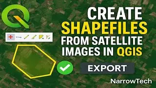 Create Shapefiles from Satellite Imagery in QGIS | Beginner-Friendly GIS Tutorial Creating shapefile