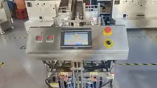 Small facial masks filling and sealing machine