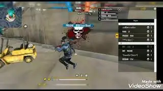 Garena free fire - custom squad battle some clips / amazing shots / squad gameplay