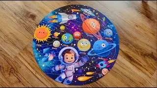 KIDS LOVE ASSEMBLING This Solar System Jigsaw Puzzle!