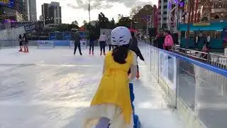 Skating At Festival in King George Square 2018