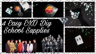 Diy School Supplies : EXO Edition | Exo School Supplies | NASIMA'S WORLD