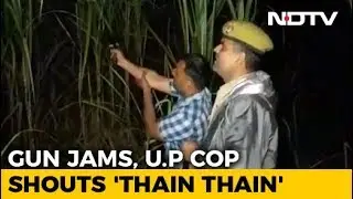 After Gun Jams, UP Cop Shouts 