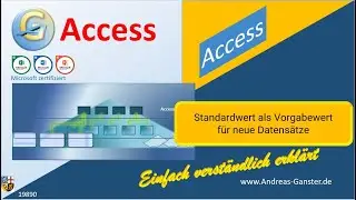 Ich will Standardwerte automatisch eintragen lassen! #Access #tips 19890 | #Tutorial #deutsch