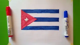 HOW TO DRAW FLAG OF CUBA