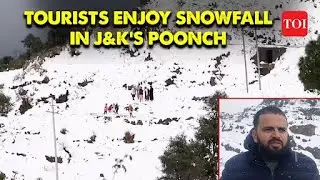 Winter Wonderland Returns to J&K: Poonch Blanketed in Fresh Snowfall