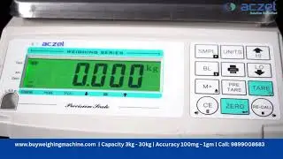 Aczet Electronic Weighing Machine Table Top Capacity 3kg - 30kg and Accuracy 100mg - 1gm
