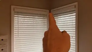 Installing corner window curtain & rod