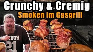 Chorizo ​​Pig Shots: Awesome! Gas grill & whiskey smoke