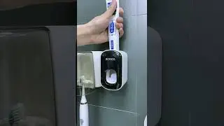 Automatic Toothpaste Dispenser #fyp#tiktokmademebuyit##toothpaste#dispenser#automatic #bathroomhacks
