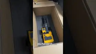 Here is the unpacking of the 3 Pumps 9CH Valve 1/14 RC Hydraulic Excavator E400!