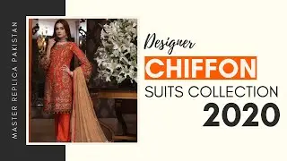 Designer Chiffon Suits Collection 2020 | Pakistani Chiffon Embroidered Suits