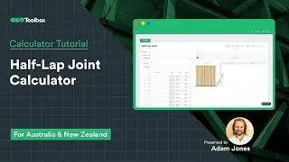 Half - Lap Connection Calculator (ANZ)