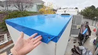 Waterproofing my Camper Roof with Temu Heavy-Duty PVC Waterproof Roofing Tape