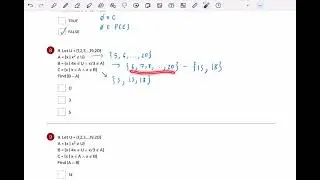Sets | Module 2 Solutions | 2110204 Discrete Structures