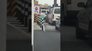 Yung walang indicator kung saan ang cash lane papunta sa toll tapos ganyan makikita mo #skyway #slex
