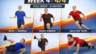 6 Powerful Full Body Cardio Exercises | Burn Fat at Home | No Equipment Workout