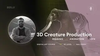 Muscle, Fat, & Skin Simulation in Maya. 3D Creature Production Course - Module Overview
