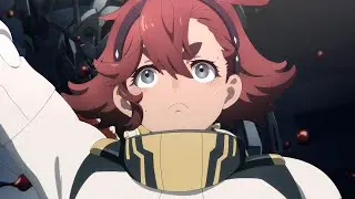 Witch from Mercury EP 12 but Suletta reps GUND-ARM