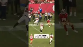 DON&rsquo;T MAKE A SCENE, IT&rsquo;S JUST DEAN 👏 📺: #SFvsTB on CBS #interception #buccaneers #nfl #football