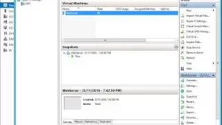 Creating and Deleting Snapshots in Hyper  V Windows 2012 R2 Step by Step Tutorial