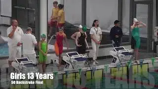 BSBASA Girls 50 Backstroke Junior Finals 2018