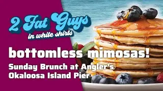 2 Fat Guys in White Shirts check out Angler's Bar & Grill on the Pier at Okaloosa island.