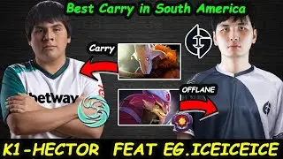 K1 Hector Juggernaut beastcoast Carry Best Carry in South America Feat EG iceiceice Pangolier Dota 2