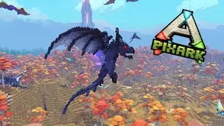 A GHOST DRAGON!! PixARK Multiplayer #2