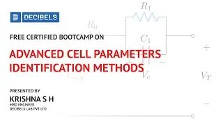 Free Certified Bootcamp on Advanced Cell Parameters Identification Methods
