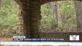 'They left it neglected:' Shelter vandalized at Rock Cut State Park