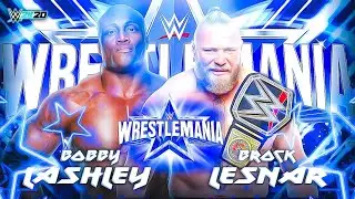 BROCK LESNAR VS BOBBY LASHLEY FULL MATCH | WWE RAW Sidhu Gaming Sv #WWE2K22