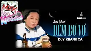 Đêm Bơ Vơ - Duy Khánh - VKARAOKE 🎤