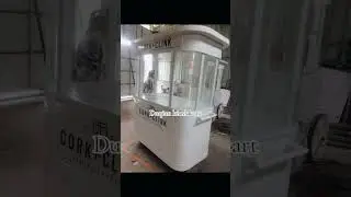 Mall mobile cart #cartoon #foodcart #kiosks #streetfood #food