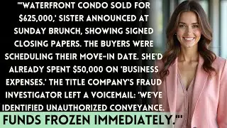 Sister Sold My Waterfront Condo For $625,000 &mdash; The Title Company's Fraud Division Called My Attorney