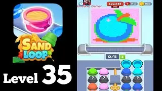 Sand Loop level 35 Apple hard level Walkthrough Solution