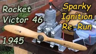 Rocket Victor 46 - 1945 Spark Ignition Engine - On a 12x8 Prop