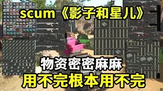 SCUM：《影子和星儿》：抄家大户人家，物资装满十辆车！惊动服主前来阻止！物资用不完根本用不完！【游戏人影】