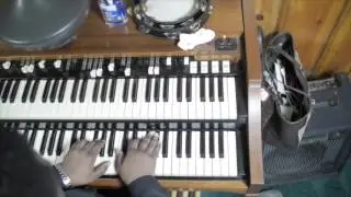 Quennel Gaskin plays a hymn