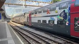 SBB Re 4 4 II 11192 mit Leerzug, in Bern