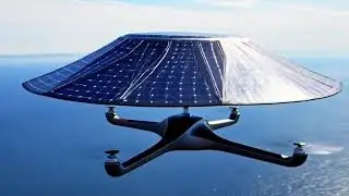 Sunix Solar powered Quad-Copter Drone in action