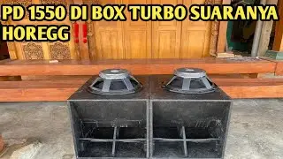 CEK SOUND 15 INCH PD 1550 VC 4 BOX TURBO HOREGG‼️