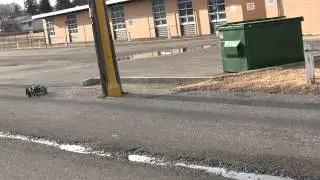 1/2 Losi 5ive T Sound comparison of the Stock Pipe vs Mielke Tuned Pipe