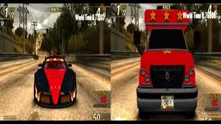 Shockwave race duel, Revenge Racer VS Mobile Diner (Burnout Revenge)