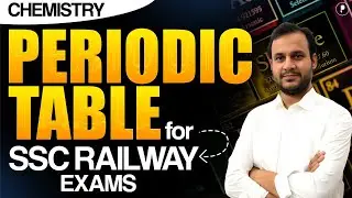 Periodic Table for SSC CGL & Railway Exams | Memory Tricks, Groups, and MCQs