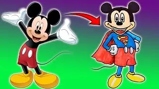 Mickey Mouse Clubhouse As SUPERMAN SUPERHEROES 🔥🔥🔥